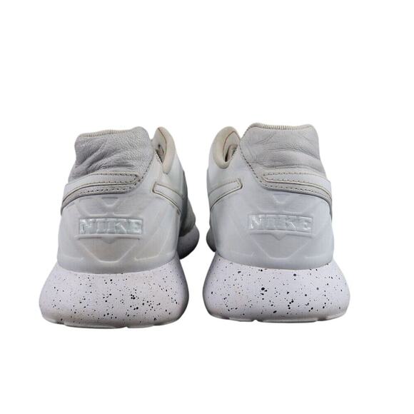 Nike Shoes Mens 13 Sneakers Roshe Tiempo VI Lifestyle Boot Triple White Leather - Picture 5 of 14